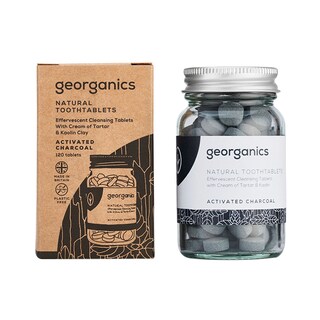 Georganics Toothpaste Tablets - Activated Charcoal 120 tablets