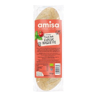 Amisa Organic Gluten Free French Style Classic Baguette 180g