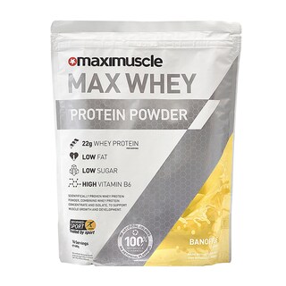 MaxiMuscle Max Whey Banoffee 480g