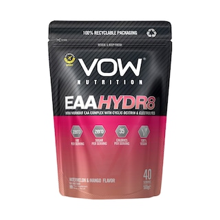 Vow Nutrition EAA Hydr8 Watermelon & Mango 500g