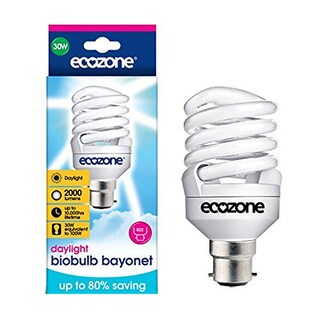 Ecozone Biobulb - 30w Daylight - Bayonet Single