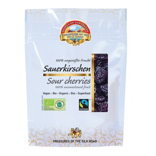 Pearls Of Samarkand Organic & Fairtrade Sour Cherries 100g