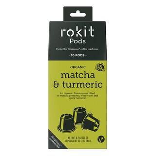 Rokit Organic Matcha & Turmeric Nespresso Pods 10s