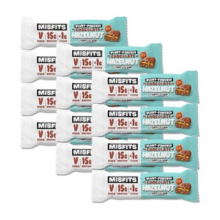 Misfits Chocolate Hazelnut Vegan Protein Bar 12 x 45g