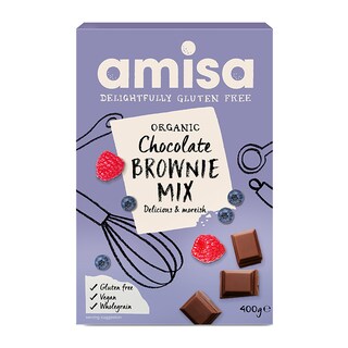 Amisa Chocolate Brownie Mix - Gluten Free 400g