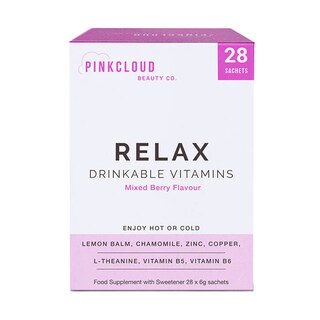Pink Cloud Relax Drinkable Vitamins Mixed Berry Flavour 28 Sachets