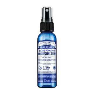 Dr Bronner's Organic Peppermint Hand Hygiene Spray 60ml