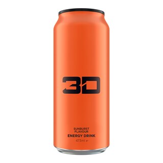 3D Energy Orange Sunburst  473ml