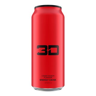 3D Energy Red Candy Punch 473ml