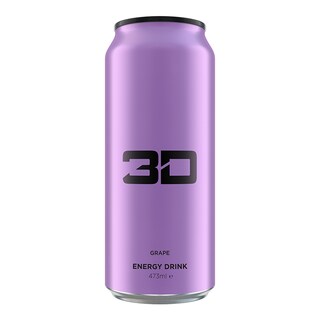 3D Energy Purple Grape 473ml