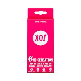XO! Hi-Sensation Condoms - 6 Pack