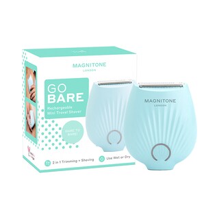 Magnitone GoBare Mini Rechargeable Lady Shaver - Aqua