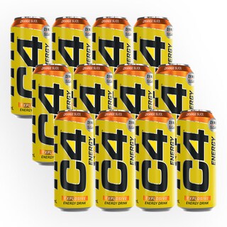 Cellucor C4 Energy Carbonated Orange Slice 12 x 500ml
