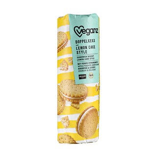 Veganz Organic Sandwich Biscuit Lemon Cake Style 400g