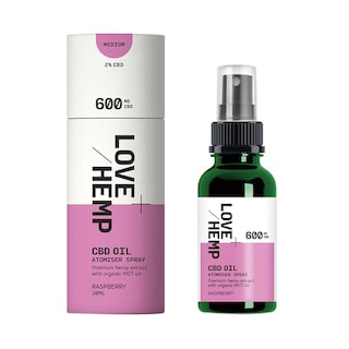 Love Hemp 600mg CBD Spray Raspberry 30ml