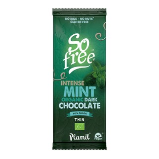 So Free Intense Mint & Organic Dark Chocolate Bar 80g