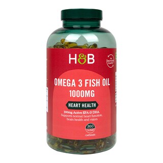 Holland & Barrett Omega 3 Fish Oil 1000mg 360 Capsules