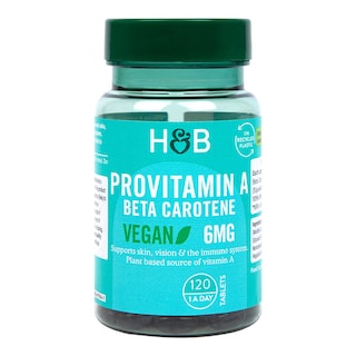Holland & Barrett ProVitamin A 6mg 120 Tablets