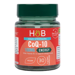 Holland & Barrett High Strength Co-Q10 100mg 30 Capsules