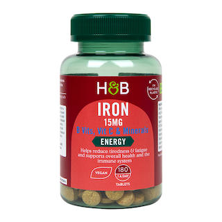 Iron 15mg With Vitamins & Minerals Caplets | Holland & Barrett