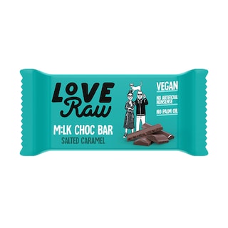 Love Raw Vegan M:lk Choc Bar Salted Caramel 30g