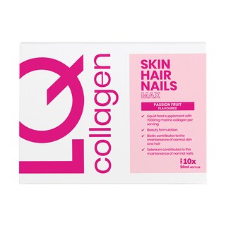 LQ Liquid Health Supplements Skin, Hair & Nails 10 x 50ml