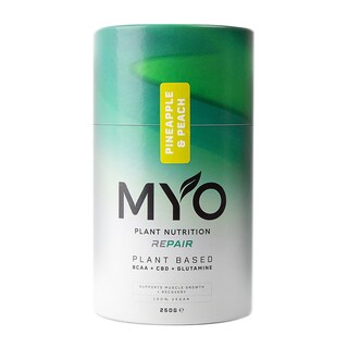 MYO Plant Nutrition Repair BCAA, CBD & Glutamine Pineapple & Peach 250g