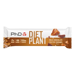 PhD Nutrition Diet Plant Bar Milk Chocolate Salted Caramel 55g