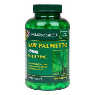 Holland & Barrett Saw Palmetto Capsules 450mg 200 Capsules