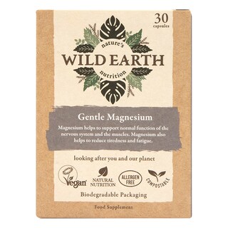 Wild Earth Gentle Magnesium 30 Capsules