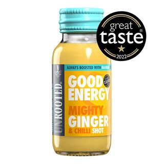 Unrooted Mighty Ginger Fresh Energy Shot 60ml