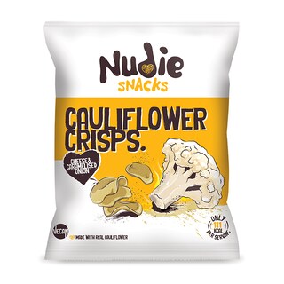 Nudie Snacks Cauliflower Crisps Vegan Cheese & Caramelised Onion 80g