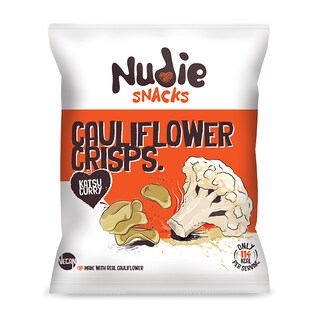 Nudie Snacks Cauliflower Crisps Katsu Curry 80g
