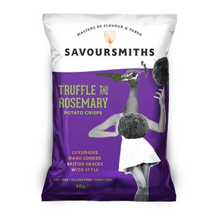 Savoursmiths Truffle And Rosemary Luxury English Potato Crisps 150g