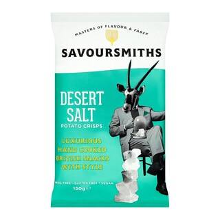 Savoursmiths Desert Salt Luxury English Potato Crisps 150g