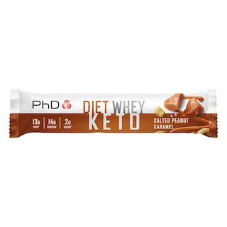 PhD Nutrition Diet Whey Keto Bar Salted Peanut Caramel 50g