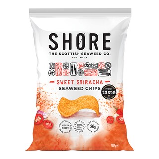Shore Seaweed Sweet Sriracha Chilli Seaweed Chips 80g