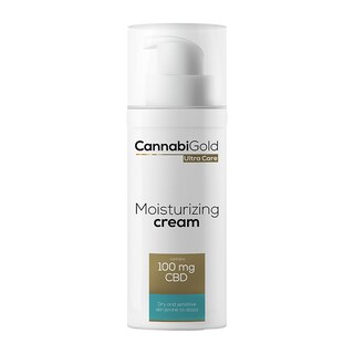 CannabiGold Ultra Care Moisturizing Cream Dry and Sensitive Skin 50ml
