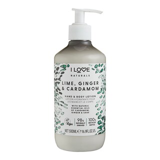I Love Naturals Lime, Ginger & Cardamon Hand & Body Lotion 500ml