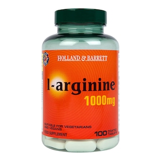 Holland & Barrett L-Arginine Coated 100 Caplets 1000mg