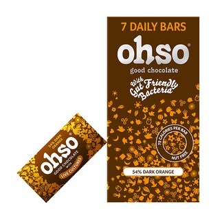 Ohso 54% Dark Chocolate Orange Bar 7 x 13.5g