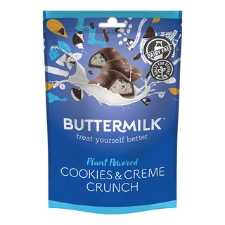 Buttermilk Plant Powered Cookies and Creme Crunch 100g