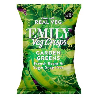 Emily Veg Crisps Garden Green 80g