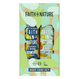 Faith in Nature Grapefruit & Orange Hand & Body Gift Set 2 x 400ml