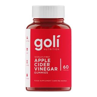 Goli Nutrition Apple Cider Vinegar ACV 60 Gummies