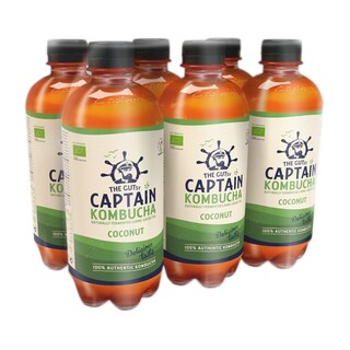 The GUTsy Captain Kombucha Coconut Bio-Organic 6 x 1000ml