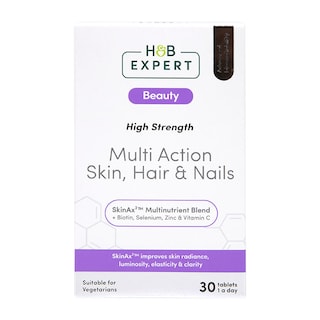 H&B Expert Multi Action Skin Hair and Nails 30 Tablets