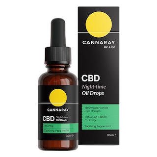 Cannaray Night-Time CBD Oil 1800mg 30ml