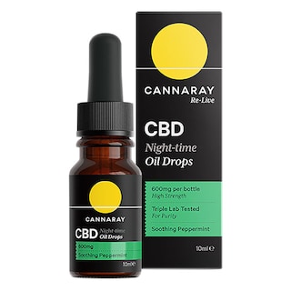 Cannaray Night-Time CBD Oil 600mg 10ml