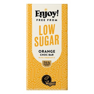 Enjoy Raw Low Sugar Orange Chocolate Bar 70g